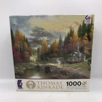 Ceaco Thomas Kinkade The Valley Of Peace Jigsaw Puzzle - 1000 Piece New Sealed. Fixed Price $10.00.