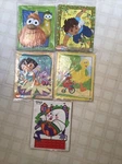 Lot Of 5 Vintage Wood Tray Puzzles Playskool Mb Mattel Hasbro Dora Humpty Dumpy. Fixed Price $25.00.