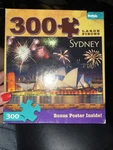 300 Large Piece Puzzle, Sydney, With Bonus Poster, Buffalo Games. Fixed Price $6.99.