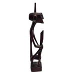Vintage Lestari Indonesian Hand-carved Wooden Figurine Abstract Folk Design. Fixed Price $29.99.