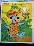 Puzzle Playskool Wood 18 Pieces 340-9 1980 Hound Dog Howdy To You. Fixed Price $8.50.