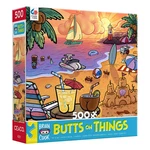 Butts On Things Brian Cook Ceaco- Tropical 500 Piece Jigsaw Puzzle. Fixed Price $13.99.
