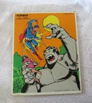 Vintage 1979 Playskool Wooden Puzzle Superman's Jungle Battle #380-12 Dc Comics. Fixed Price $29.95.