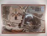 F. X. Schmid Wolf Jigsaw Puzzle 1000 Pc Eyes In The Mist Dan Pierce New Sealed. Fixed Price $12.95.