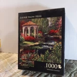 Jigsaw Puzzle "spanish Gazebo" Flower Garden Laurie Snow Hein 1000 Piece. Fixed Price $11.99.