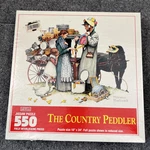 Hoyle Normal Rockwell The Country Peddler 550 Piece Jigsaw Puzzle New. Fixed Price $18.00.