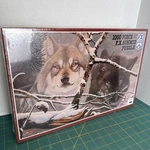 F. X. Schmid Wolf Jigsaw Puzzle 1000 Pc Eyes In The Mist Dan Pierce New Sealed. Fixed Price $9.99.