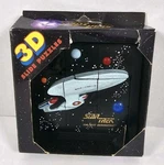 1995 Damert Co. Star Trek Next Generation 3D 4"X4" Slide Puzzle Enterprise. Fixed Price $17.00.