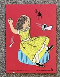 Vintage 1980 Judy/instructo Little Miss Muffet Wooden Tray Puzzle. Fixed Price $15.00.