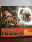 Hoyle 550 Pieces 1994 The San Diego Zoo Flamingos Vintage Puzzle New & Sealed. Fixed Price $14.95.