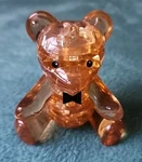 Teddy Bear Crystal Puzzle 3D Jigsaw Gold Figure Animals Build Gifts. Fixed Price $5.99.
