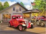 - American Nostalgia Hot Rod Flames 550 Piece Jigsaw Puzzle For Adults. Fixed Price $15.92.