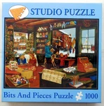 Studio Puzzle: The Christmas Shop H. Hargrove 1000PC Bits & Pieces 20X27". Fixed Price $5.29.
