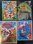 4 Vintage Whitman Jigsaw Puzzles (100 Pieces) Looney Tunes, Road Runner, Hulk. Fixed Price $29.99.