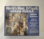 Buffalo 529 Piece World's Most Difficult Puzzle Dogs Double Sided 15X15 Vintage. Fixed Price $19.99.
