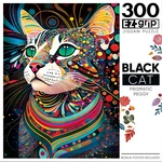 Masterpieces - Black Cats Prismatic Peggy 300 Ez Grip Jigsaw Puzzle. Fixed Price $16.99.