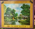 Vintage Whitman Crown Jigsaw "quiet Waters" - Complete. Series 709. Fixed Price $10.00.