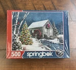 The Falling Snow - Jigsaw Puzzle 500 Pieces Springbok Pretty Scene! New!. Fixed Price $14.99.