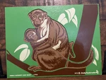 Vintage Judy Instructo Kid 6 Piece Wooden Puzzle Monkey & Baby 1974 - 12 X. Fixed Price $16.76.