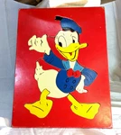 Vintage Walt Disney Production Wooden Puzzle Judy Toys "donald Duck". Fixed Price $24.99.