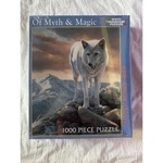 New White Mountain Puzzles 1000 Piece Jigsaw Of Myth & Magic Wolf. Fixed Price $32.99.