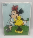 Vintage Playskool Minnie Mouse 190-16 Walt Disney Wooden Puzzle 2-4 Years 1988. Fixed Price $7.99.