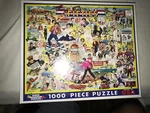 Nos 2008 White Mountain 50S The Fifties 1950'S Decade 1000PC Jigsaw Puzzle 24X30. Fixed Price $33.50.