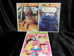 3 Pc Lot Vintage Whitman Tray Puzzles 1970'S Porky Pig, Benji & Cookie Monster. Fixed Price $17.99.