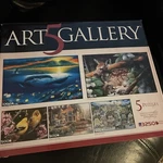 Art Gallery 5-IN-1 3250 Piece Total Jigsaw Puzzles 40785-7 Complete. Fixed Price $8.24.