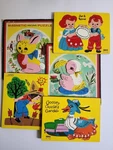 Set Of Vintage Playskool & Sifo Puzzles Wooden Magnetic Toys Children's. Fixed Price $38.50.