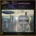 Grafix 3D Lenticular Puzzle 500PC "alien Invasion". Fixed Price $9.99.