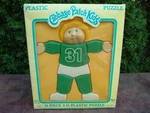 Cabbage Patch Kids 11 Piece 3-D Sturdy Plastic Pre-school Puzzle By Illco (1983). Fixed Price $24.99.