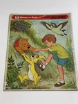 Vintage - Walt Disney Productions Winnie The Pooh Frame Tray Puzzle By Whitman. Fixed Price $7.50.