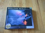 Buffalo William Neill Twilight Fire 1000 Piece Jigsaw Puzzle. Fixed Price $20.00.