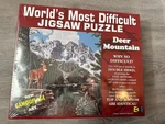 Sealed Deer Mountain World's Most Difficult Jigsaw Puzzle 529 Pieces Challenging. Fixed Price $20.00.