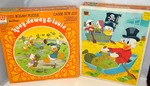 Whitman Walt Disney Donald Uncle Scrooge Huey Duey Louie Jigsaw Puzzle Lot Of 2. Fixed Price $19.99.