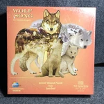 Sunsout Wolf Song 1000 Pieces Jigsaw Puzzle Special Shaped Die Cut Dennis Rogers. Fixed Price $17.95.