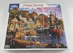 White Mountain Puzzle Harbor Evening 1418 Dominic Davison 1000 Piece Complete. Fixed Price $9.25.
