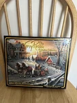 Pleasures Of Winter Terry Redlin 1000 Pc Jigsaw Puzzle White Mountain #975T. Fixed Price $19.90.