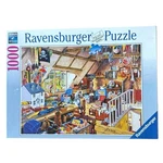 Ravensburger Grandma's Attic 1000 Piece Jigsaw Puzzle 27 X 20. Fixed Price $15.99.