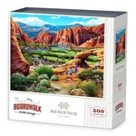 Boardwalk Jigsaw Puzzle, Red Rock Vacay, By Bruce Martin, 500 Pcs. Fixed Price $21.95.