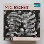 M.c. Escher 1000 Piece Jigsaw Puzzle "bond Of Union" Buffalo Games. Fixed Price $14.00.