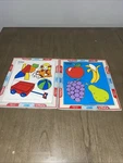 Lot Of 2 Vtg. Playskool Wooden Puzzles Favorite Toys Fruits 4 Pieces. Fixed Price $14.95.