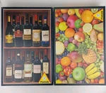 Vtg Piatnik 1000 Pc Puzzles Fruit #537042 & Wine #562440 Austria. Fixed Price $16.88.