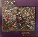 Bits & Pieces Feline Frenzy Puzzle 1000PCS Over 80 Cats The Garden Jigsaw New. Fixed Price $44.99.