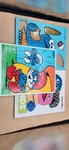 Vintage Sesame Street And Smurfs Playskool Wooden Puzzle Lot Of 3 70S/80S. Fixed Price $17.00.