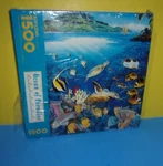 Springbok Ocean Of Paradise 1500 Puzzle Christian Riese Lassen Colorful Fish. Fixed Price $21.23.