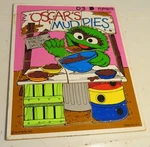 Vintage Playskool Wooden Puzzle Oscar's Mud Pies 11 Pc Grouch # 315-28 2-5. Fixed Price $14.98.