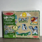 Melissa & Doug Zoo Animals Sound Puzzle 8 Wooden Pieces. Fixed Price $15.00.