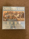 New Sealed Sunsout Cats 1000 Piece Jigsaw Puzzle Usa Sandi Lebron 16X34. Fixed Price $7.99.